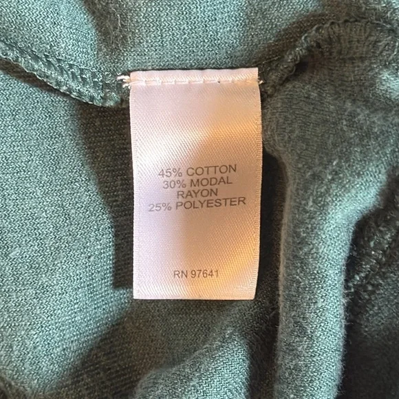 Beautiful J. Jill green velvet sweatshirt size large - Picture 5 of 5